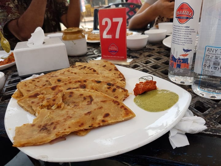 photo of Indian Paratha Company Aloo Paratha shared by @delias29 on  26 Dec 2018 - review