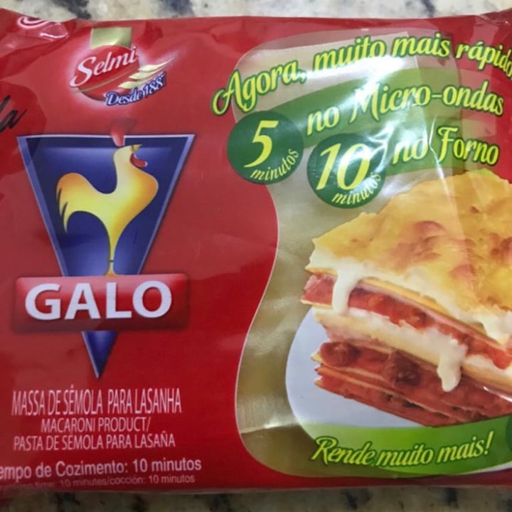 photo of Galo Massa Lasanha Galo shared by @lutatsch on  18 Jul 2021 - review