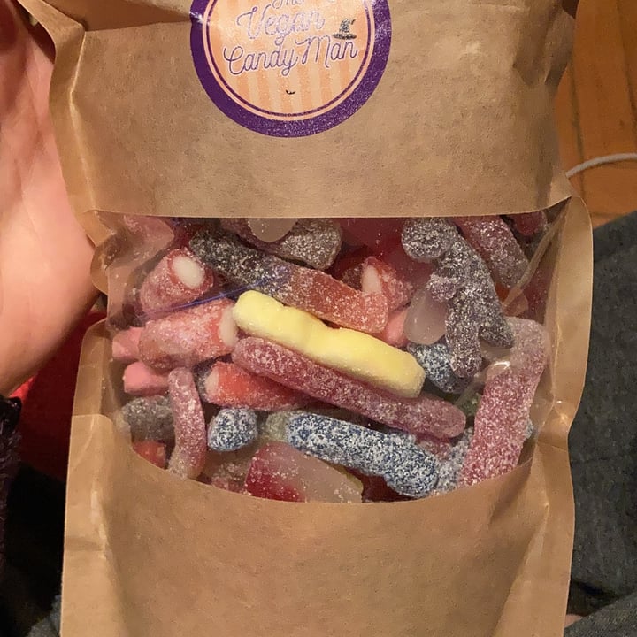 photo of Vegan candy man Sour Candy shared by @theonlymars on  15 Dec 2021 - review