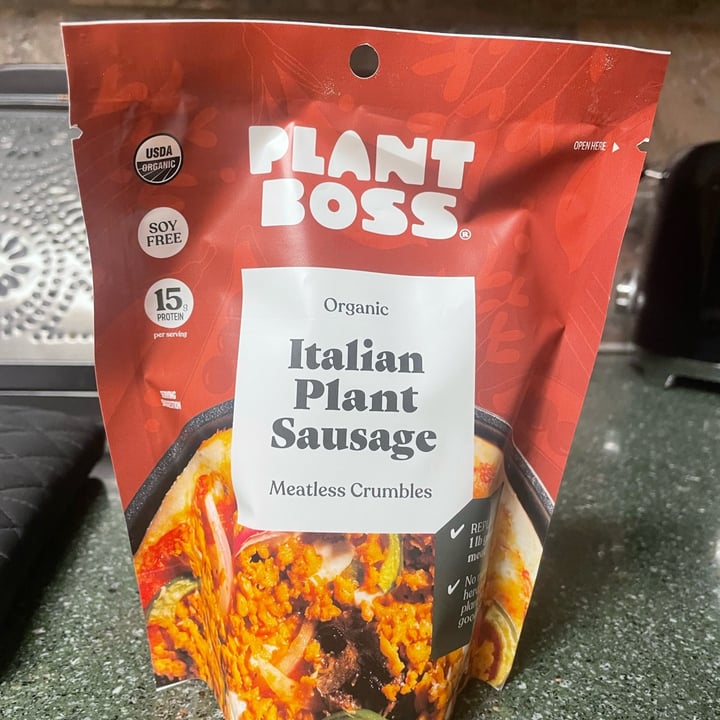 photo of Plant Boss Italian Plant Sausage shared by @julie4theanimals on  21 Nov 2022 - review