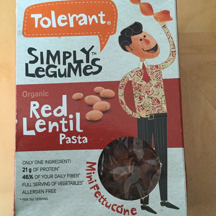 photo of Tolerant Tolerant Simply Legumes shared by @janetisvegan on  23 Jan 2021 - review