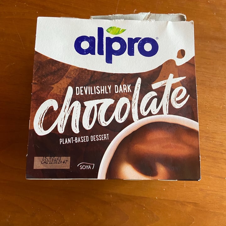 photo of Alpro Devilish Dark Chocolate Dessert shared by @mazzo96 on  31 Aug 2020 - review