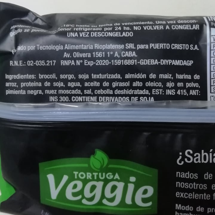 photo of Tortuga Veggie Medallones de brócoli artesanales shared by @nanaesquivel on  11 Aug 2021 - review
