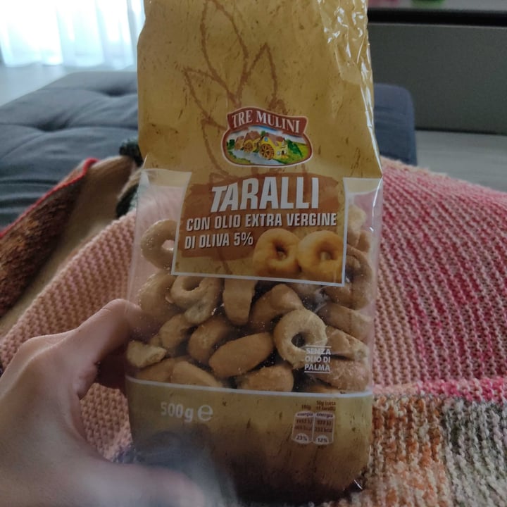 photo of Tre Mulini Taralli all’olio di oliva shared by @roccagirl on  13 Mar 2022 - review