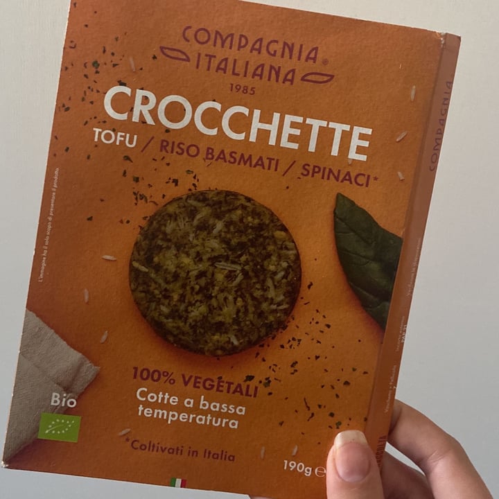 photo of Compagnia Italiana Crocchette Tofu Riso Basmati Spinaci shared by @ladymiriam on  08 Oct 2022 - review