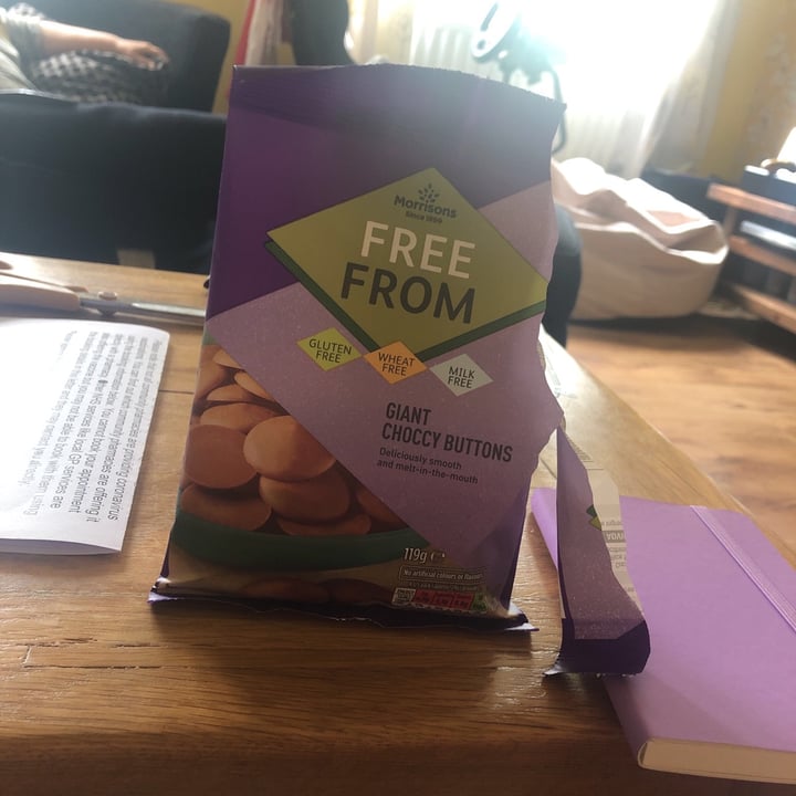 photo of Morrisons Giant choccy buttons shared by @niamhemma on  21 Jun 2021 - review