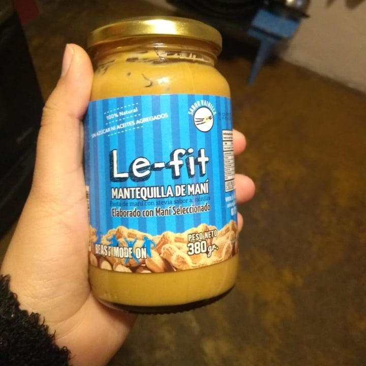 photo of Le-Fit Mantequilla De Maní Con Vainilla shared by @motopsycho13 on  14 Oct 2021 - review