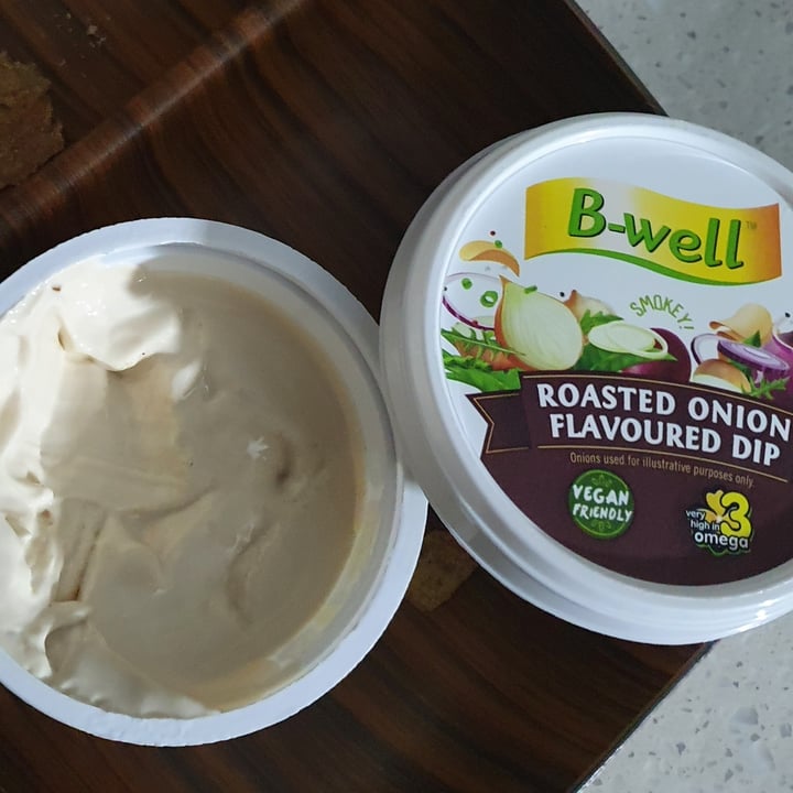 review photo of B-well Roasted Onion Flavoured Dip shared by @darrenveganessen on 12 Jun 2022 - review
