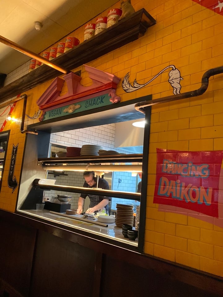 review photo of Dancing Daikon @ Hispanic Mechanic Coffee Flan (Off-Menu) shared by @veggiewings on 11 Mar 2020 - review
