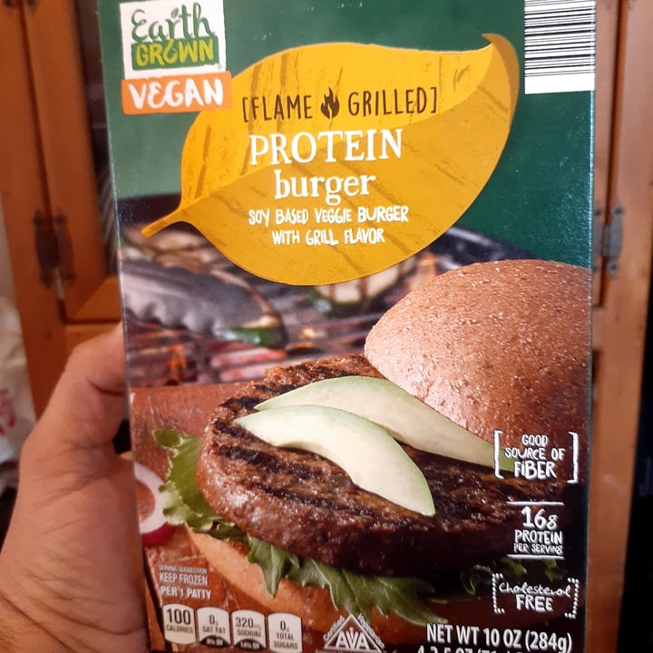 photo of Earth Grown Flame Grilled Protein Burger shared by @vgn81 on  01 Mar 2021 - review