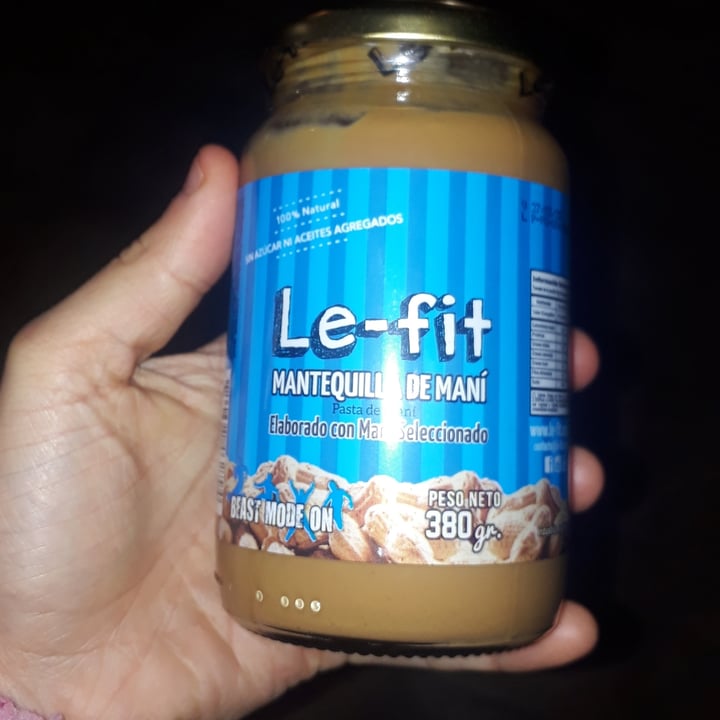photo of Le-Fit Mantequilla De Mani Natural shared by @carlaayes on  20 May 2021 - review