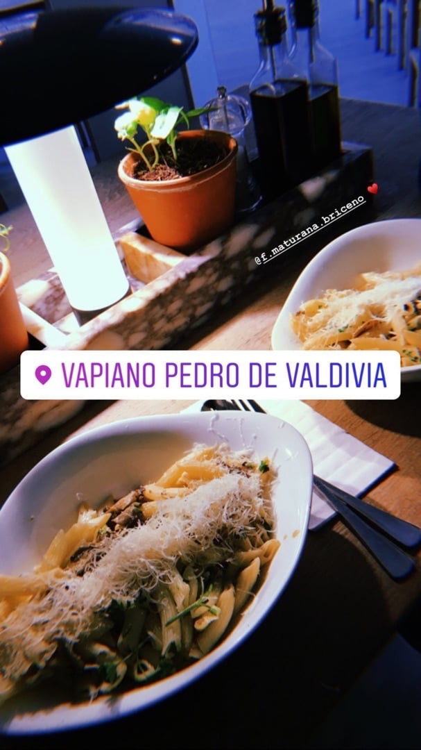 photo of Vapiano Pedro de Valdivia Fusilli Con Crema De Funghi shared by @hellodanica on  16 Mar 2020 - review
