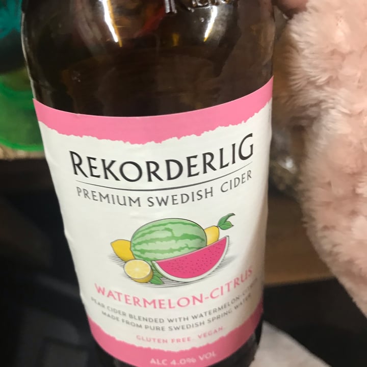 photo of Rekorderlig Watermelon-Citrus Cider shared by @mollyjane on  23 Dec 2021 - review