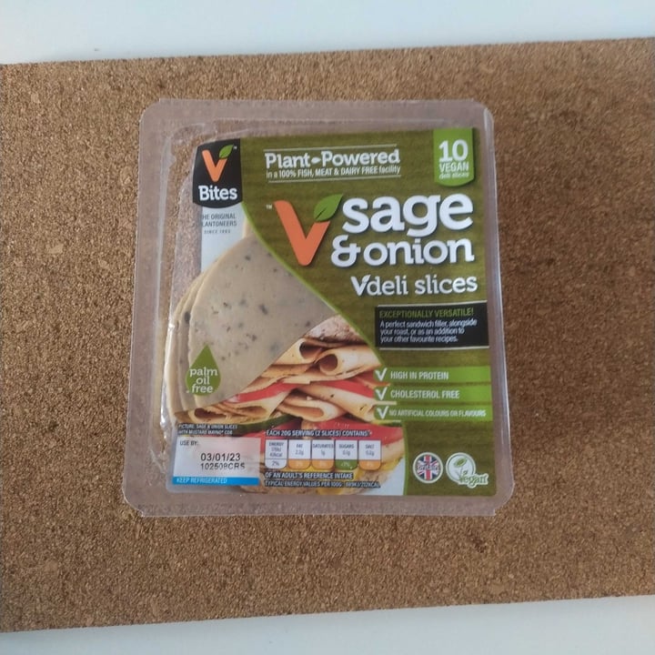 photo of VBites Sage & Onion Slices shared by @dotty on  03 Dec 2022 - review