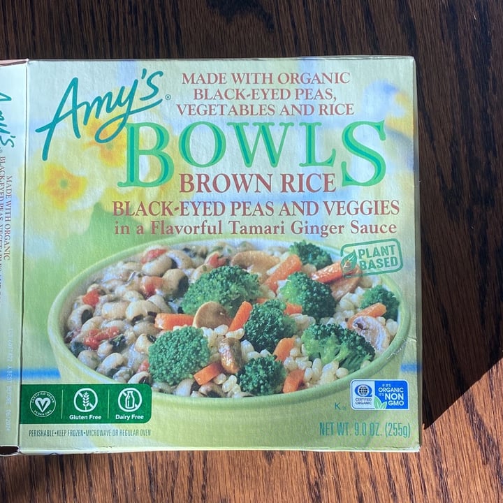 photo of Amy’s Amy’s Bowls - Brown Rice, Black-eyed Peas and Veggies shared by @wavvyo on  23 Oct 2022 - review