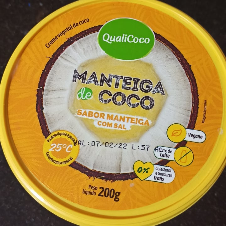 review photo of Qualicoco Manteiga de coco com sal shared by @veronicarodrigues on 23 Jul 2021 - review