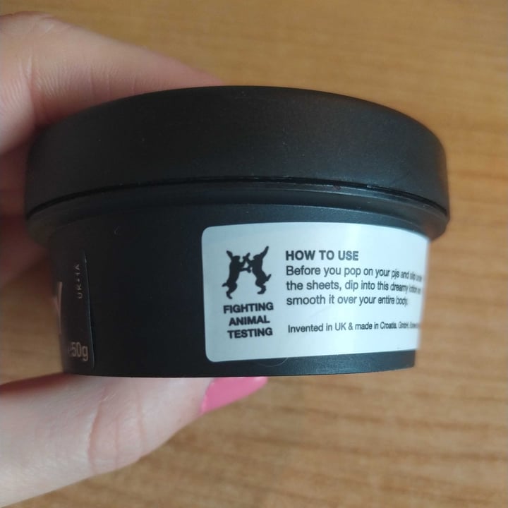 photo of LUSH Fresh Handmade Cosmetics Body lotion Sleepy shared by @chiarachiolerio on  12 Nov 2021 - review