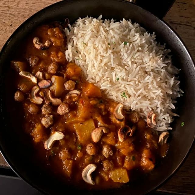 Photo of the dish “Vegan Roasted Butternut Curry”