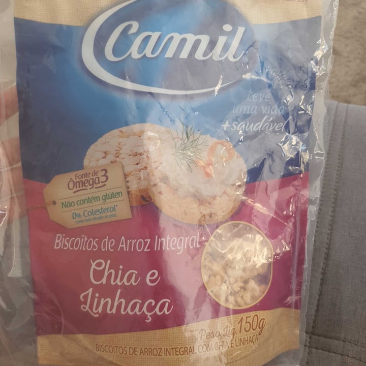 photo of Camil Biscoito De Arroz Com Chia E Linhaça shared by @brunarosa on  15 Nov 2021 - review