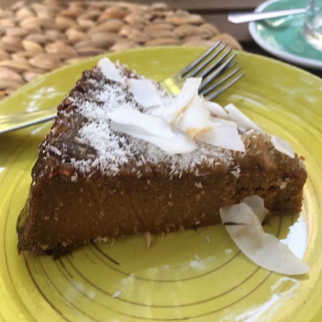 Photo of the dish “Pastel de boniato y coco”