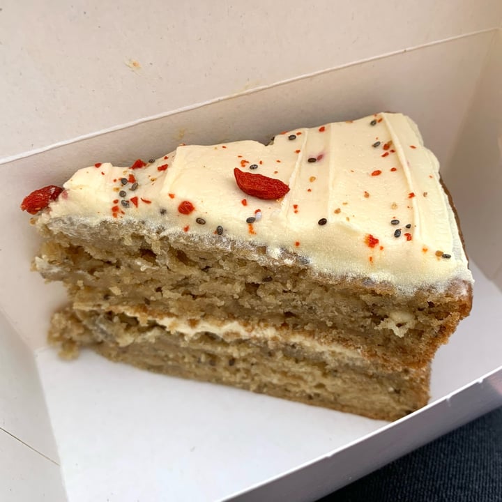 photo of Goji Cafe Vegetarian Cafe & Deli Goji Berry And Chia Seed Cake shared by @vegpledge on  22 Jan 2022 - review