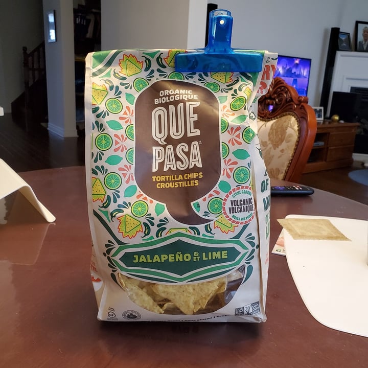 photo of Que Pasa Jalapeño And Lime Tortilla Chips shared by @eveirl on  06 Dec 2021 - review