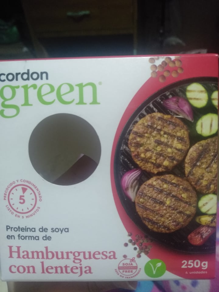 review photo of Cordon Green Hamburguesa De Lenteja shared by @katherinevegi on 04 Jul 2020 - review