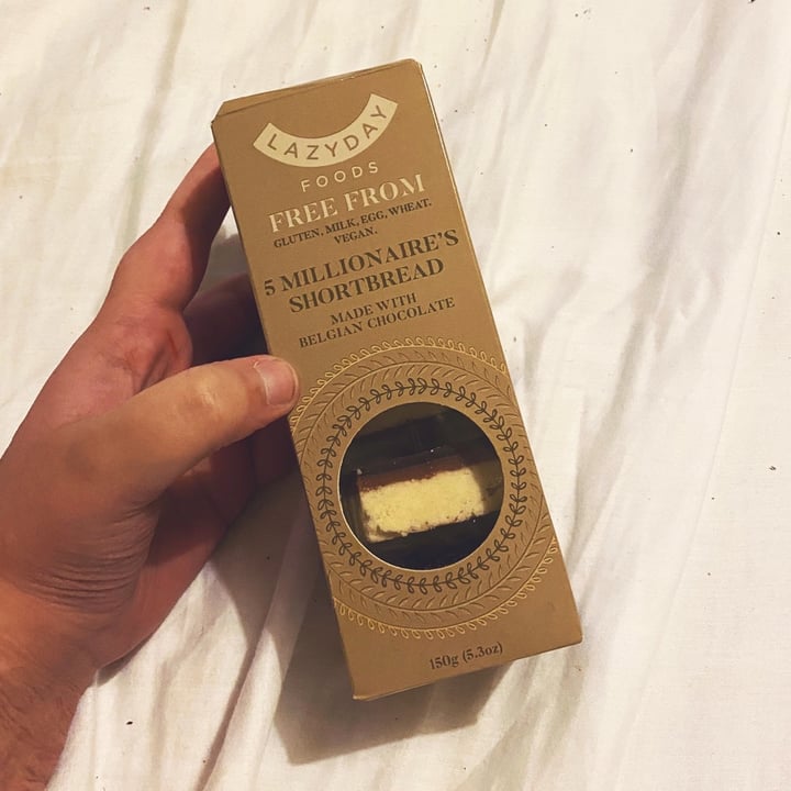 review photo of Lazy Day Foods Millionaire's Shortbread shared by @veganlibby on 08 Jan 2020 - review