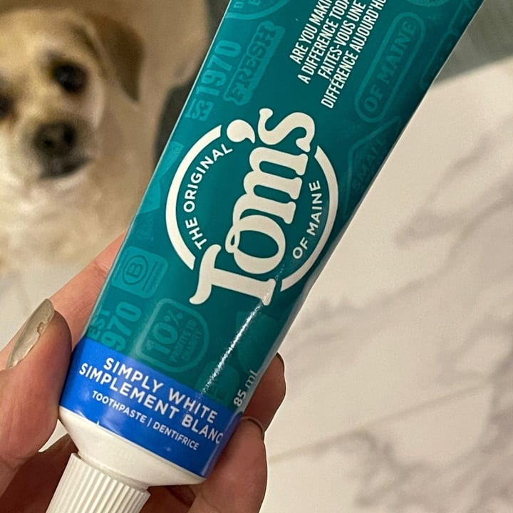 review photo of Tom's of Maine Clean & Fresh Spearmint Toothpaste shared by @dbergamo on 08 May 2022 - review