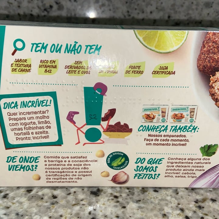 review photo of Incrível - Seara kibe shared by @nicolevp12 on 18 Sep 2022 - review