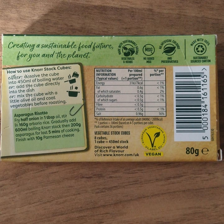review photo of Knorr Vegetable Cube shared by @adona on 10 Feb 2021 - review