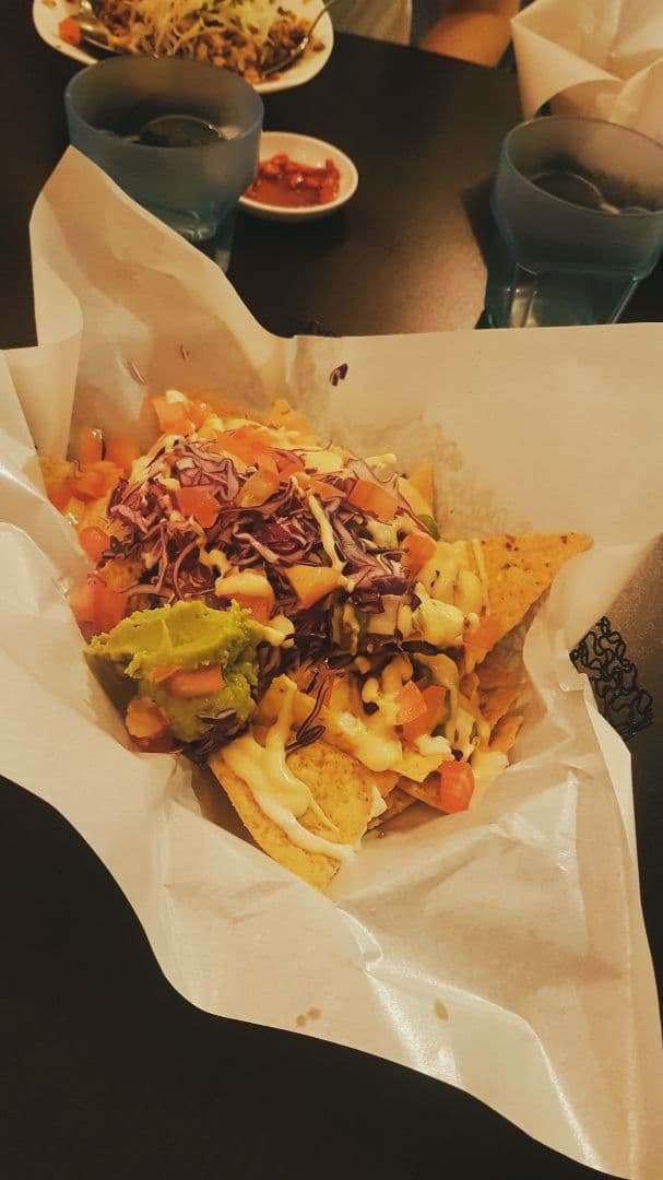 Photo of the dish “Smokey Nachos and Guacamole”