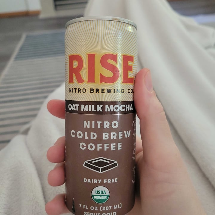 photo of Rise Nitro Brewing Co. Oat Milk Mocha Nitro Cold Brew Coffee shared by @mmthompson on  10 Jul 2021 - review