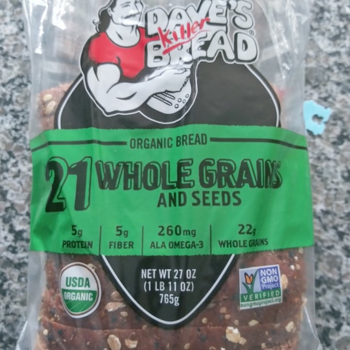 photo of Dave's Killer Bread 21 Whole Grains And Seeds Killer Breads shared by @gemgirl on  29 Nov 2021 - review