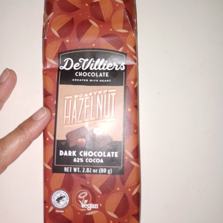 photo of De Villiers Chocolate Hazelnut shared by @campsbayvegan on  26 Oct 2022 - review