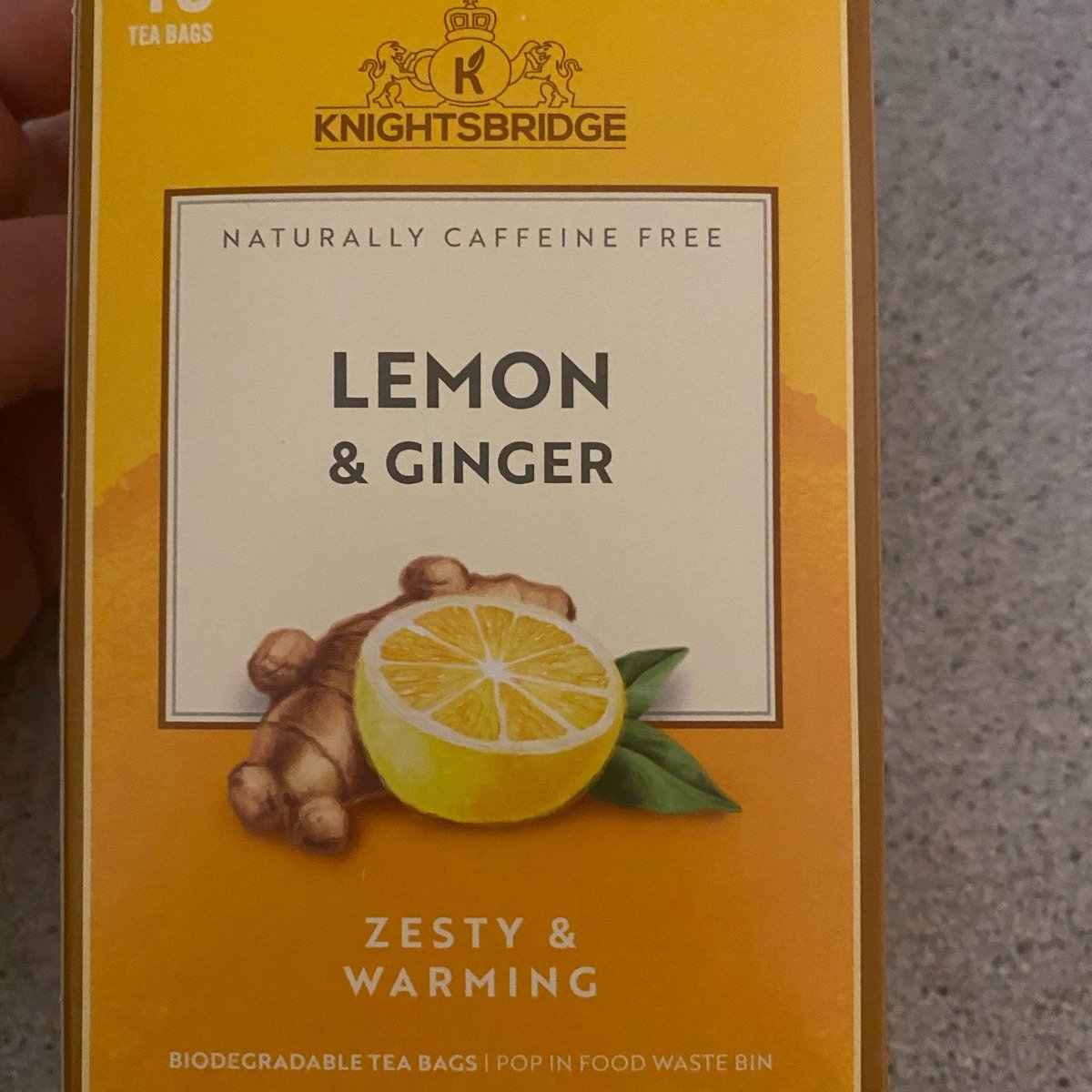 Knightsbridge Lemon & Ginger Tea Reviews abillion