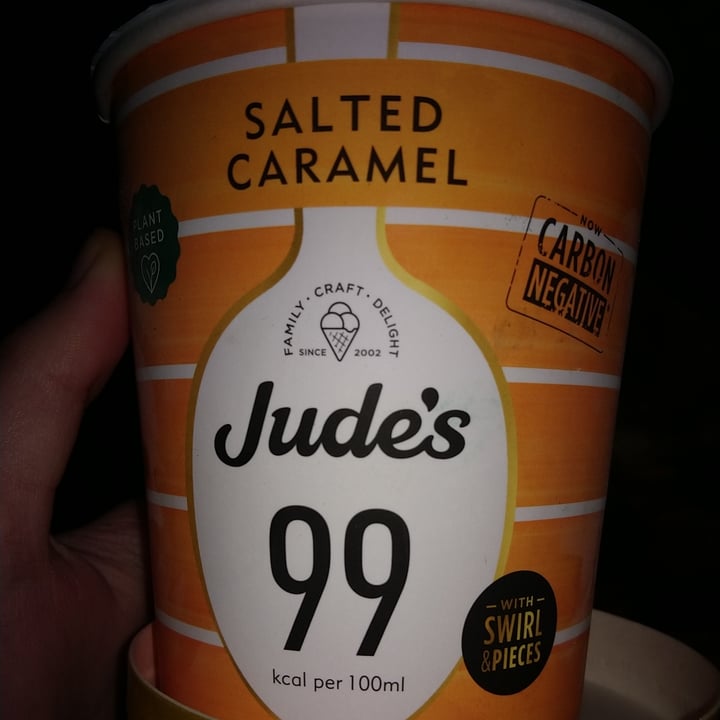 photo of Jude’s Vegan Salted Caramel Ice Cream shared by @seaweedvibes on  04 Jun 2022 - review