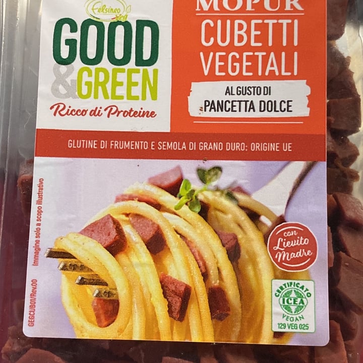 photo of Felsineo Veg Mopur Cubetti Vegetali al gusto di pancetta dolce shared by @tamaravegan on  25 Sep 2022 - review