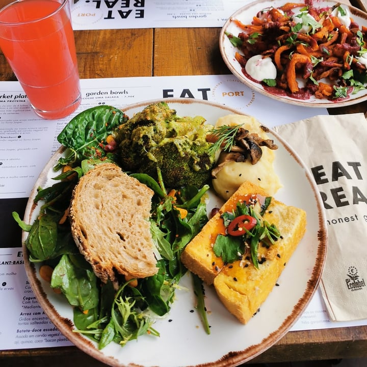 photo of Honest Greens Parque das Nações Crispy Miso Tofu shared by @veraclmartins on  31 May 2021 - review