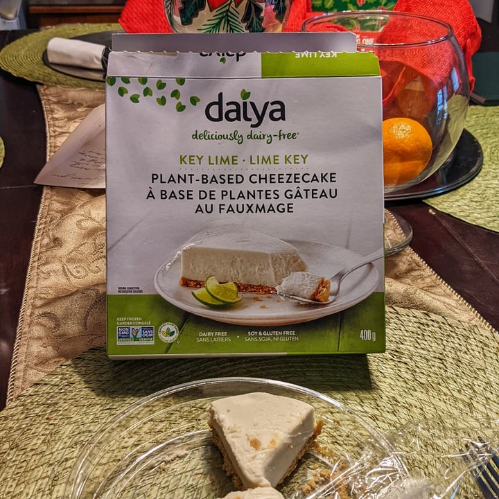 photo of Daiya Key Lime Cheezecake shared by @stormm on  16 Jun 2022 - review