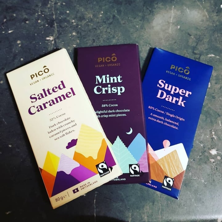photo of Pico Chocolate Salted Caramel, Mint Choc, And Super Dark shared by @shanehbleh1230 on  22 Aug 2020 - review