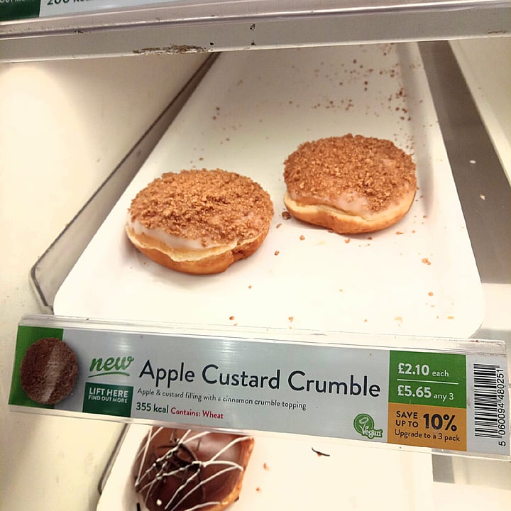 photo of Krispy Kreme Apple Custard Crumble shared by @supersupergirl on  02 Jan 2022 - review
