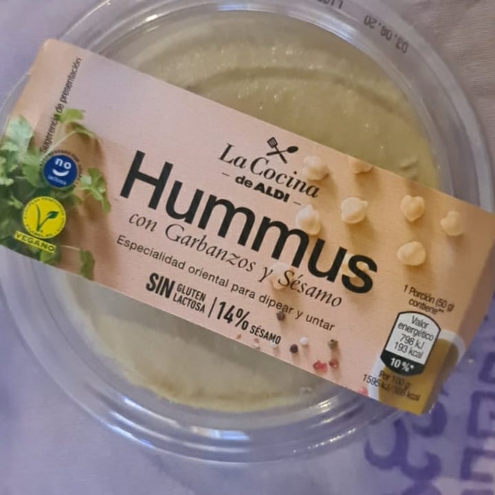 photo of La Cocina de Aldi Hummus Receta Clásica shared by @eymor on  23 Jul 2020 - review