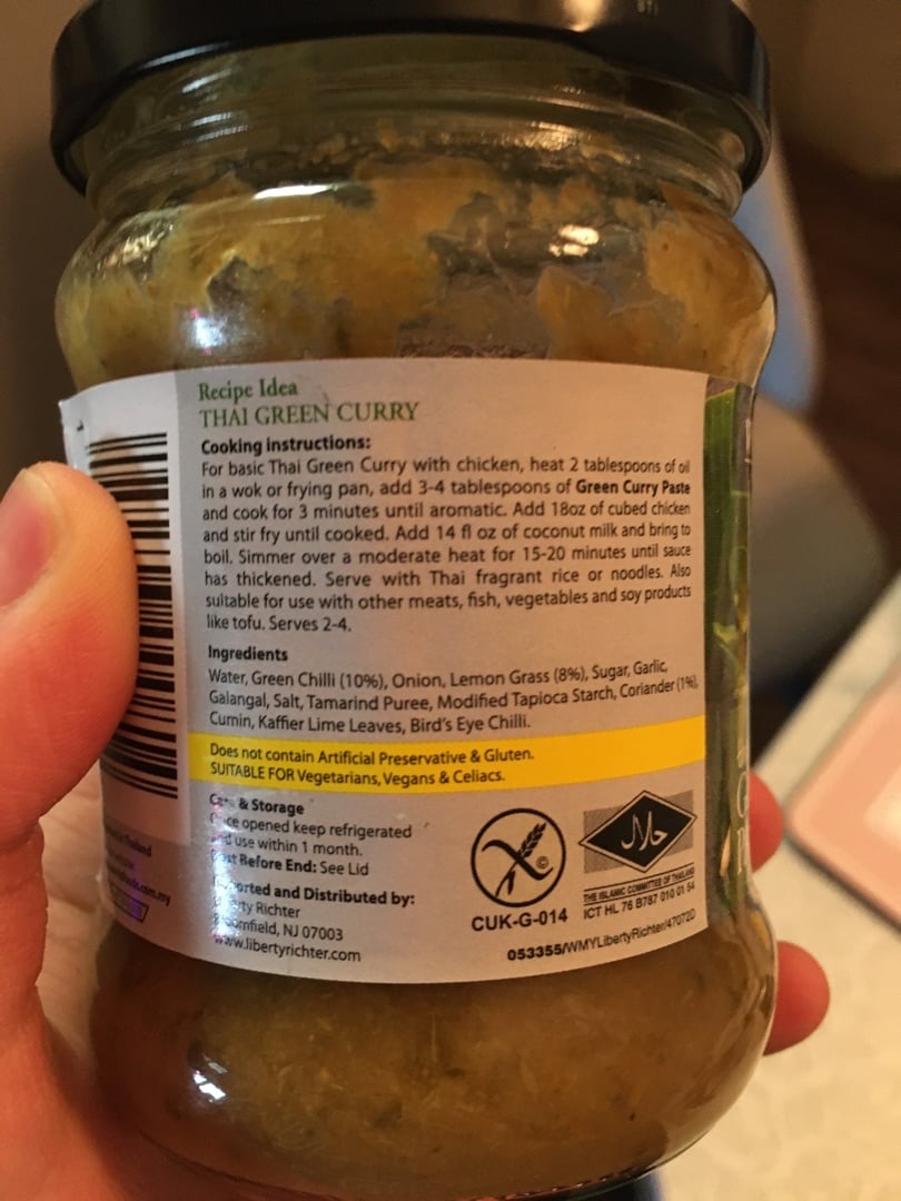Thai Green Curry Paste from World Foods - Vegan Product Reviews ...
