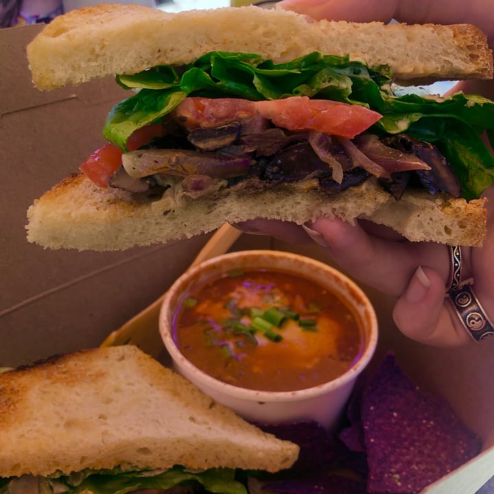 photo of Dandelion Communitea Cafe Portobello Sandwich shared by @leashy on  26 May 2020 - review