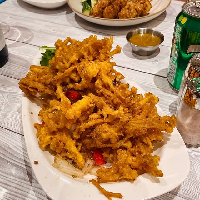 Photo of the dish “Salt and Pepper Enoki Mushrooms”