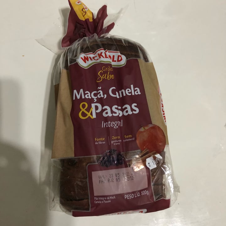 review photo of Wickbold Pão integral de maçã, canela e passas shared by @flaviodelgado on 06 May 2022 - review