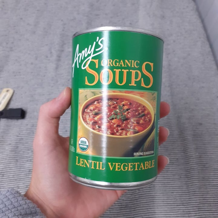 photo of Amy’s Amy's Organic Lentil Vegetable Soup shared by @savvysweetpotato on  05 Apr 2020 - review