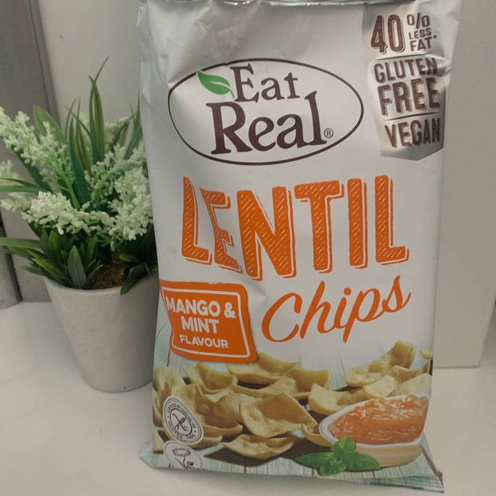 photo of Eat Real Lentil Chips Mango & Mint shared by @tattooedtilly95 on  25 Jan 2021 - review