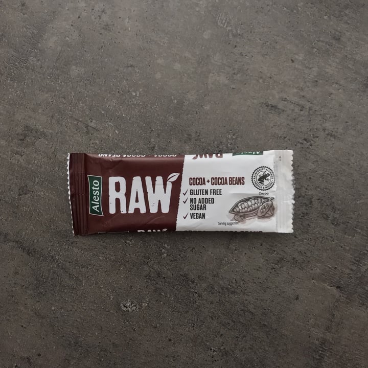 photo of Alesto Alesto Raw Cocoa + Cocoa Beans shared by @domithevegan on  01 Apr 2022 - review